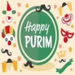 happy purim: greeting, wishes, quotes, gif android application logo